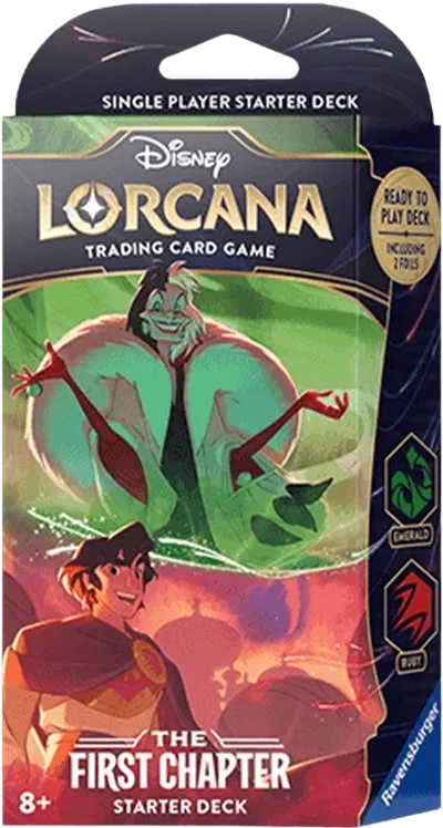 Disney Lorcana: The First Chapter Starter Deck (Emerald & Ruby)