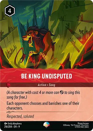 Be King Undisputed (Epic) [Holofoil]