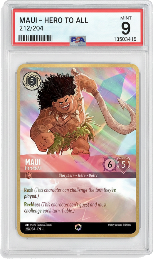 Maui - Hero to All (Alternate Art) - PSA 9.0 Graded Card