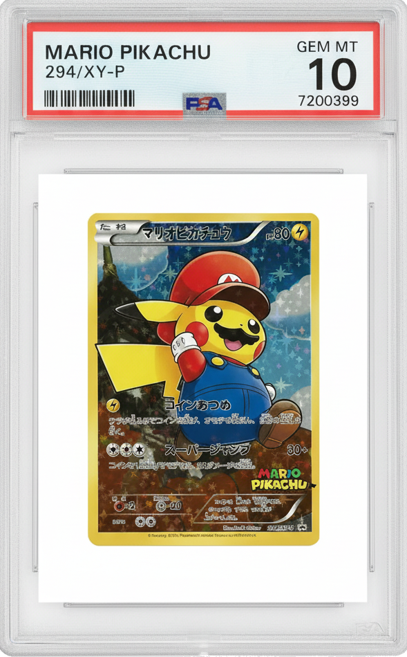 Mario Pikachu Pokemon Center Promo (JP) - PSA 10.0 Graded Card