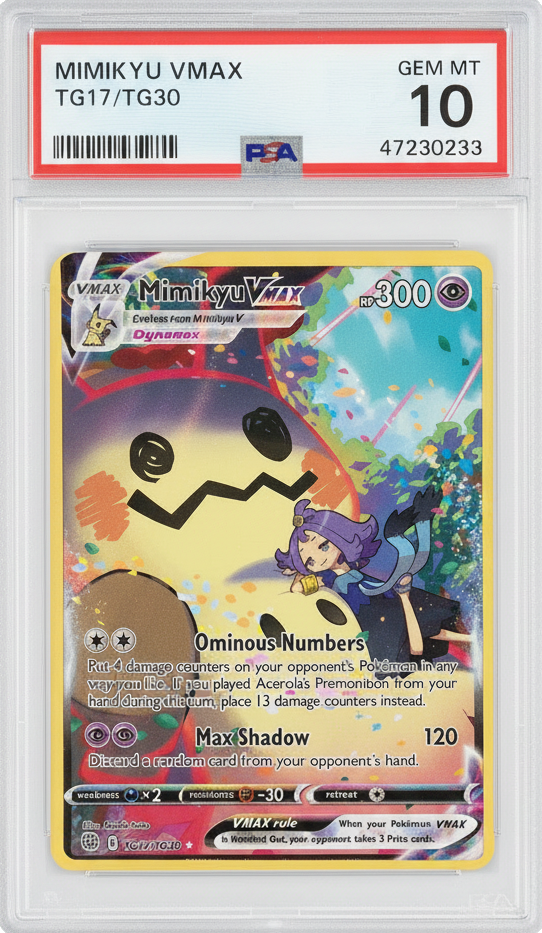 Mimikyu VMAX - PSA 10.0 Graded Card