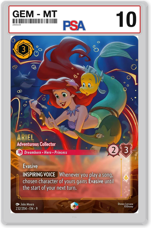 Ariel - Adventurous Collector (Enchanted) - PSA 10.0 Graded Card