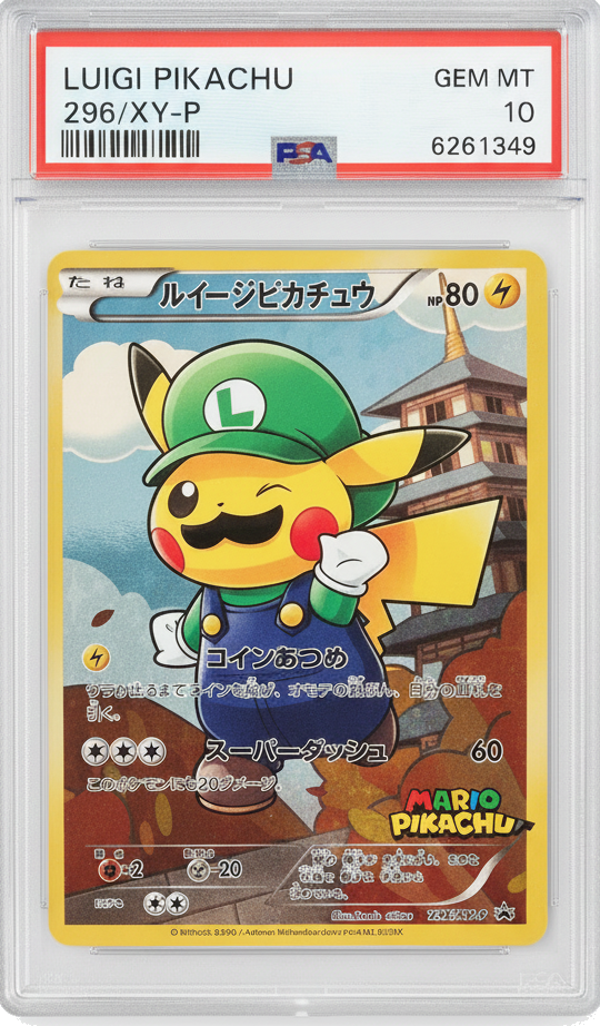 Luigi Pikachu Pokemon Center Promo (JP) - PSA 10.0 Graded Card