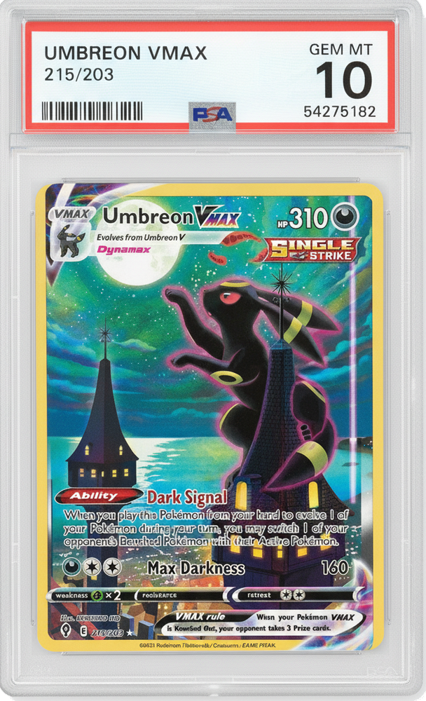 Umbreon VMAX (Alternate Art Secret) - PSA 10.0 Graded Card