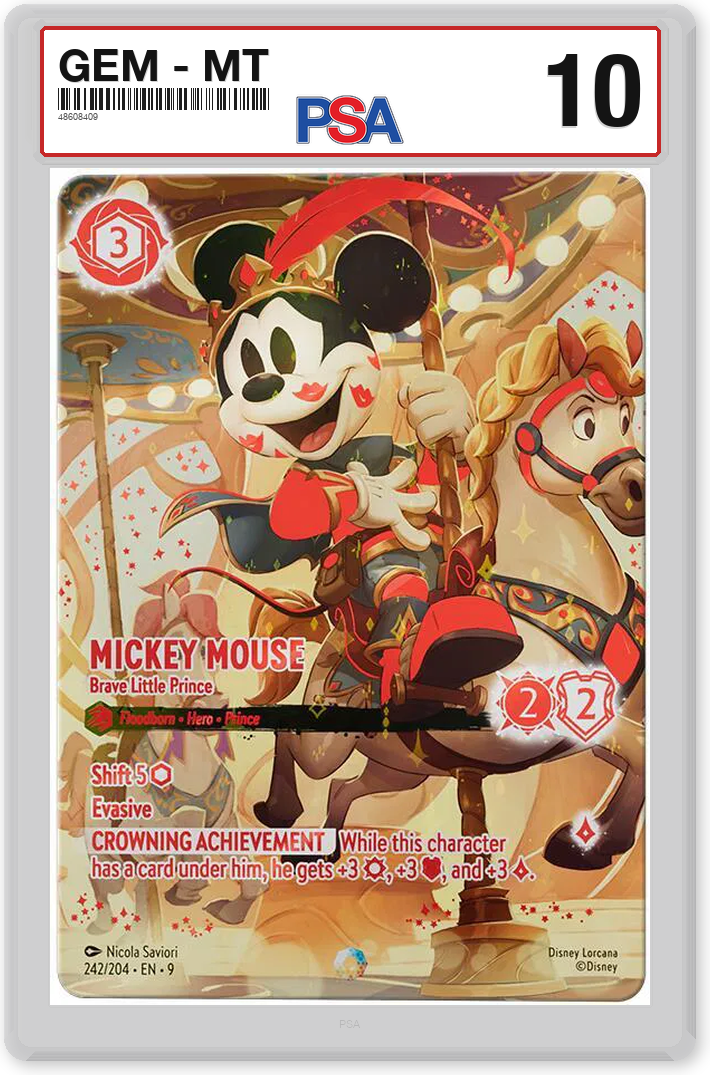 Mickey Mouse - Brave Little Prince (Iconic) - PSA 10.0 Graded Card