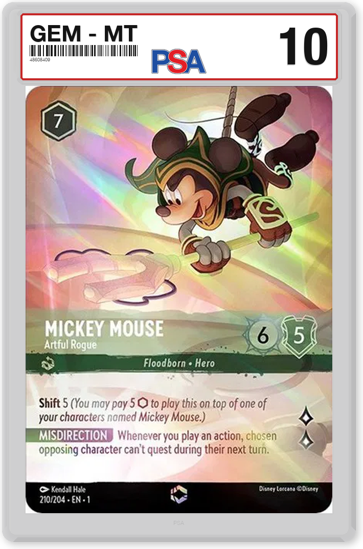 Mickey Mouse - Artful Rogue (Alternate Art) - PSA 10.0 Graded Card