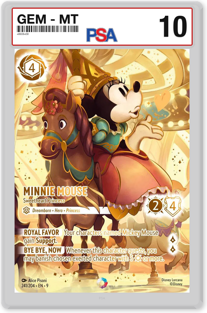 Minnie Mouse - Sweetheart Princess (Iconic) - PSA 10.0 Graded Card