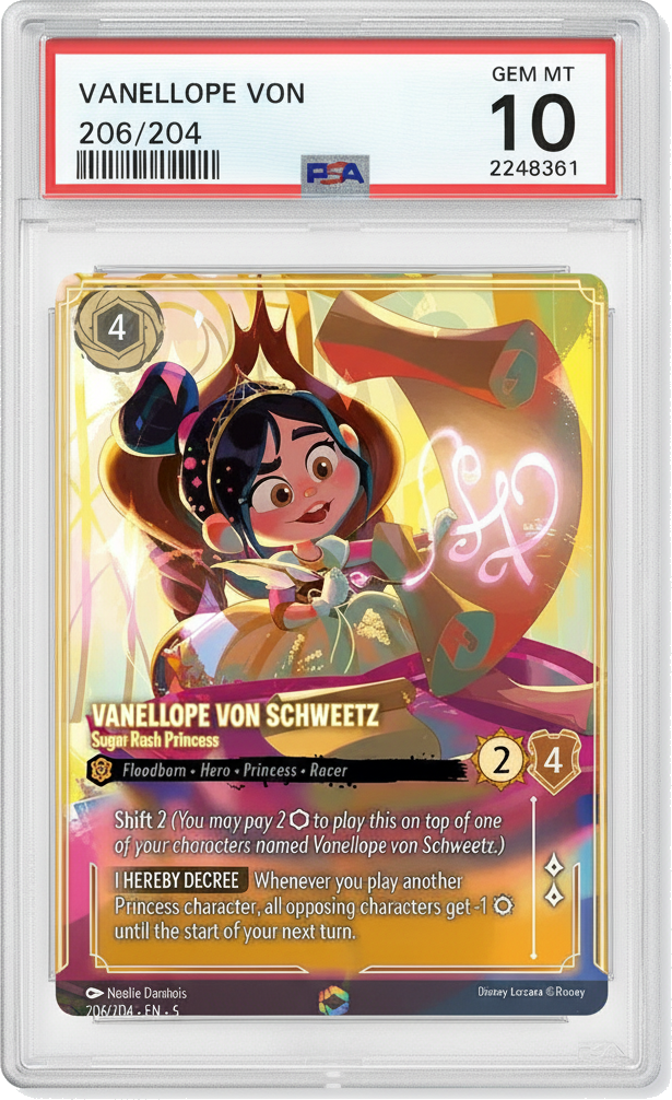 Vanellope von Schweetz - Sugar Rush Princess (Enchanted) - PSA 10.0 Graded Card