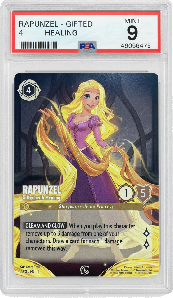 Rapunzel - Gifted with Healing - PSA 9.0 Graded Card