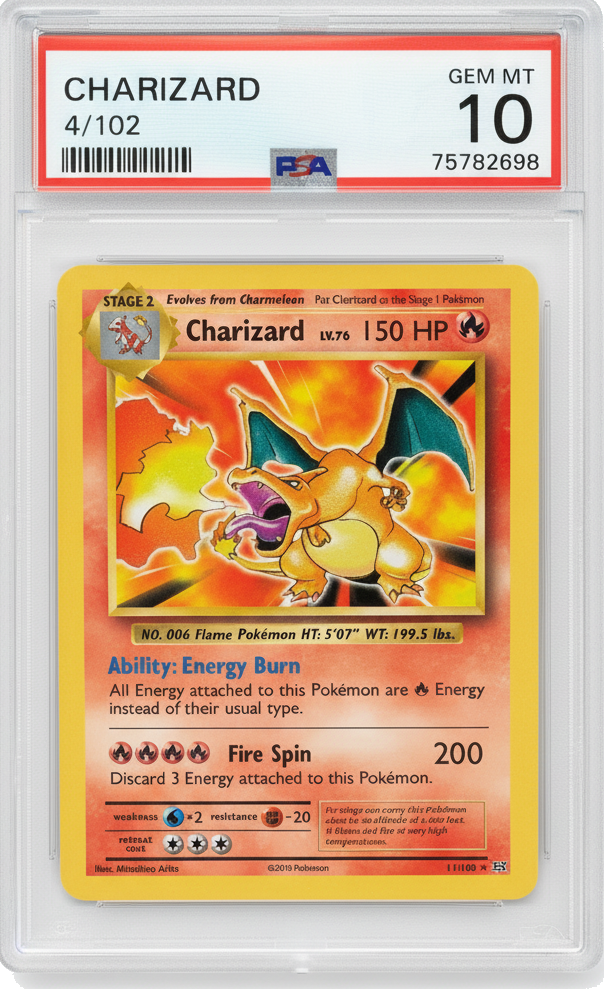 Charizard - PSA 10.0 Graded Card